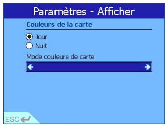 NAVMAN 630 - Paramètres d'affichage - 1