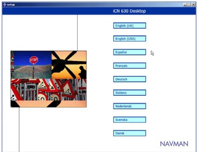 NAVMAN 630 - Installation d'icn desktop - 1