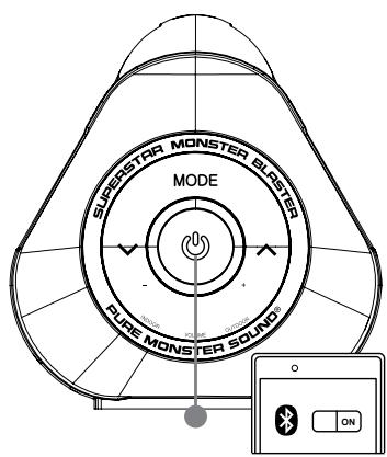 MONSTER BLASTER BLACK GREY - Coupler avec un appareil avec le bluetooth activé - par les paramètres - 1