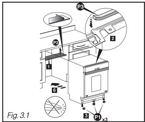 DE DIETRICH DVH710BE1 - Encastrement dans la NICHE - 1