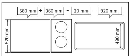 AEG HC652600EB - Installation de plusieurs appareils. - 2
