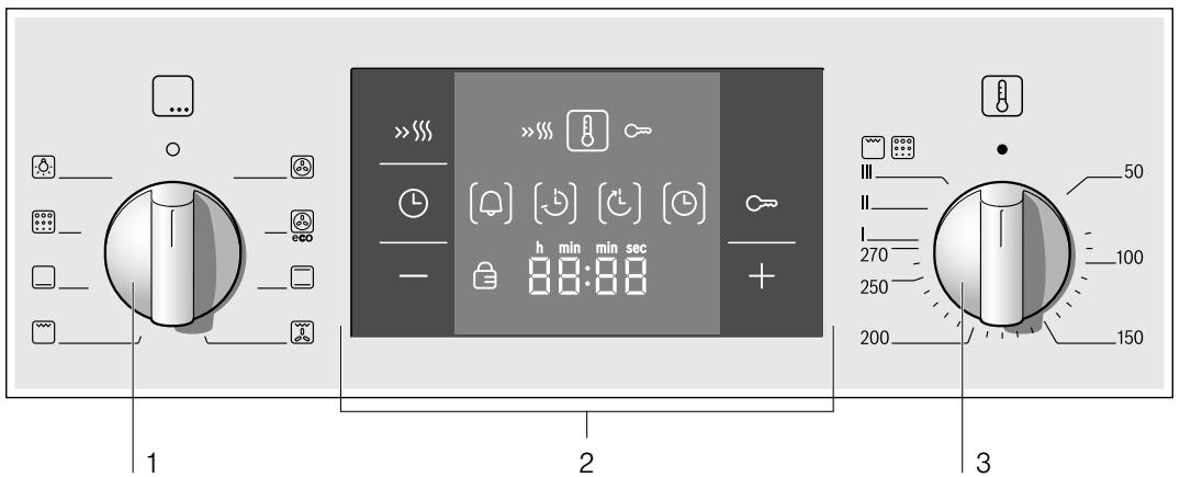 8OSCH HBA63B258FCO - Bandeau de commande - 1