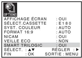 SONY SLV-SE640 - Réglage de la netteté de l'image (smart trilogic) - 1