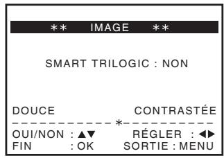 SONY SLV-SE640 - Réglage de la netteté de l'image (smart trilogic) - 2