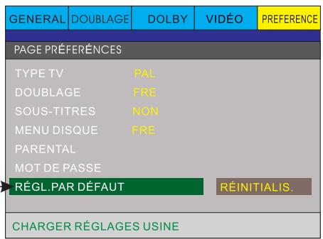 PEEKTON PK6749 - Page REGLAGES mot de passer - 5