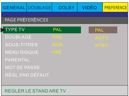 PEEKTON PK6749 - Page PREFERENCES - 2
