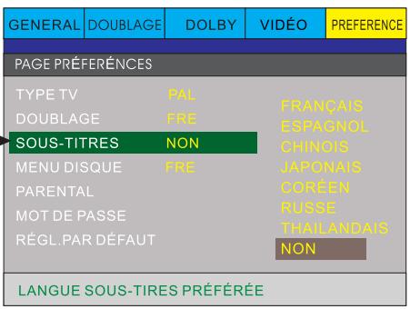 PEEKTON PK6749 - Page PREFERENCES - 2