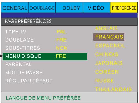 PEEKTON PK6749 - Page PREFERENCES - 4