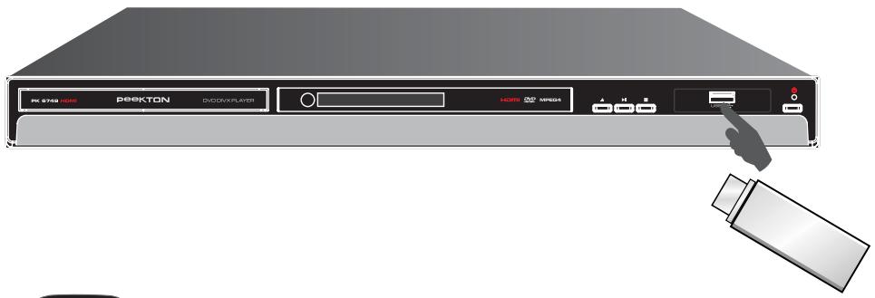 PEEKTON PK6749 - Lecture d'une carte USB - 1