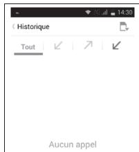 LEXIBOOK TABLET PHONE XL - Voir l'historique des appels - 1
