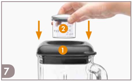 MAGIMIX Blender85109F - Témoin clignotant = appareil en sécurité : - 7