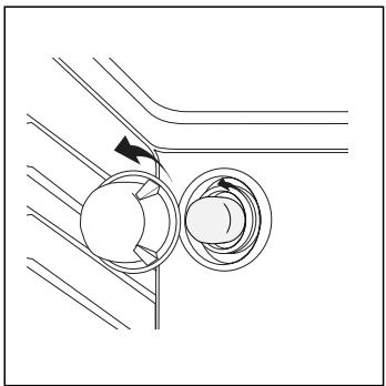 INDESIT K6E51W - Remplacement de la lampe à l'intérieur du four - 1