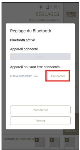 FUJIFILM INSTAX_MINI_LIPLAY_NOIR - Appuyez sur [connector] sur l'application pour smartphone - 1
