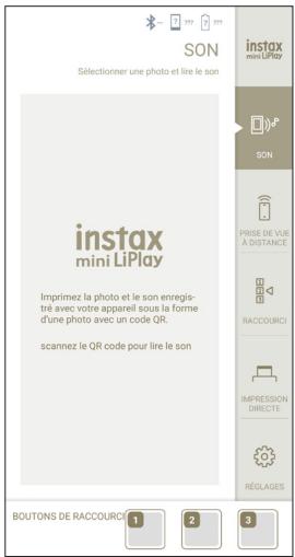 FUJIFILM INSTAX_MINI_LIPLAY_NOIR - Fonctions disponibles depuis avec l'application pour smartphone - 1