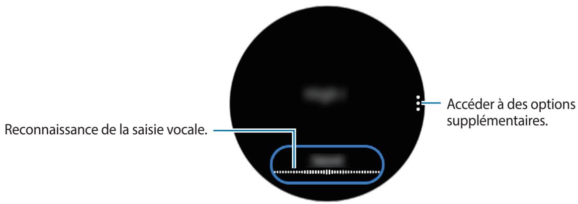 SAMSUNG Galaxy Watch Active - Utiliser la saisie vocale - 1
