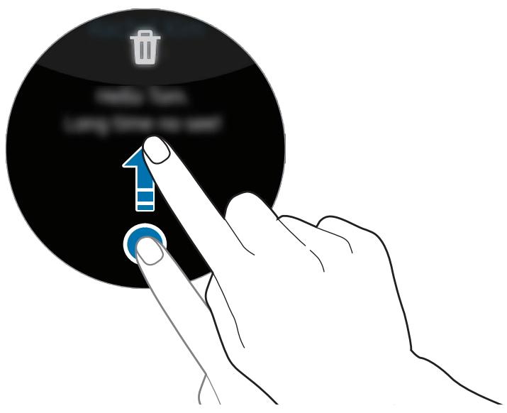 SAMSUNG Galaxy Watch Active - Supprimer des notifications - 1