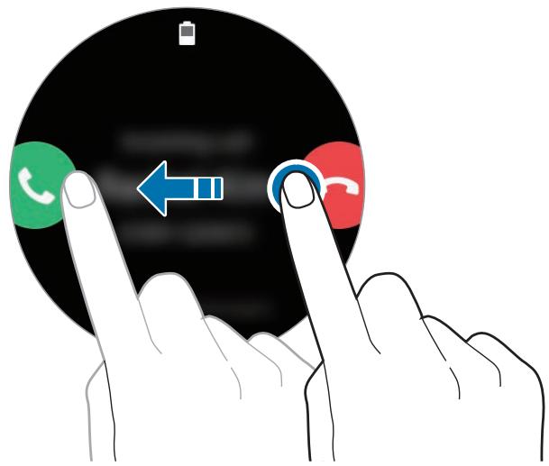 SAMSUNG Galaxy Watch Active - Rejeter un appel - 1