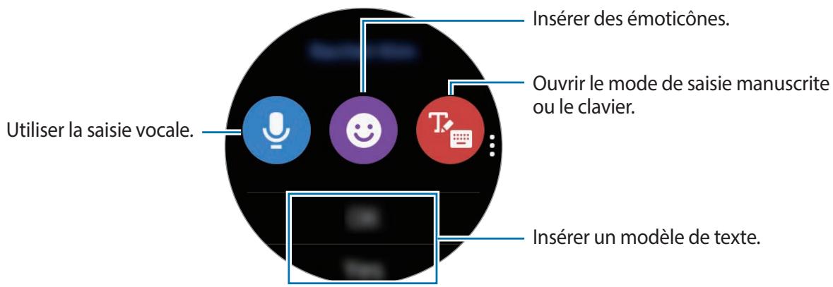 SAMSUNG Galaxy Watch Active - Saisir du texte - 2