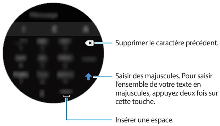 SAMSUNG Galaxy Watch Active - Utiliser le clavier - 2