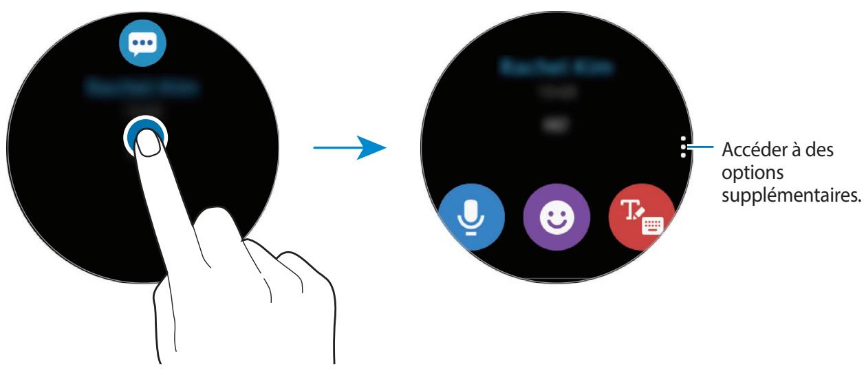 SAMSUNG Galaxy Watch Active - Afficher les notifications entrantes - 1