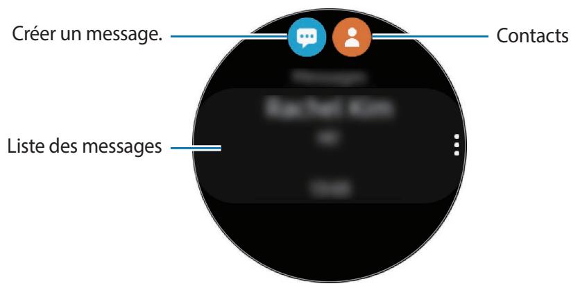 SAMSUNG Galaxy Watch Active - Envoyer des messages - 2