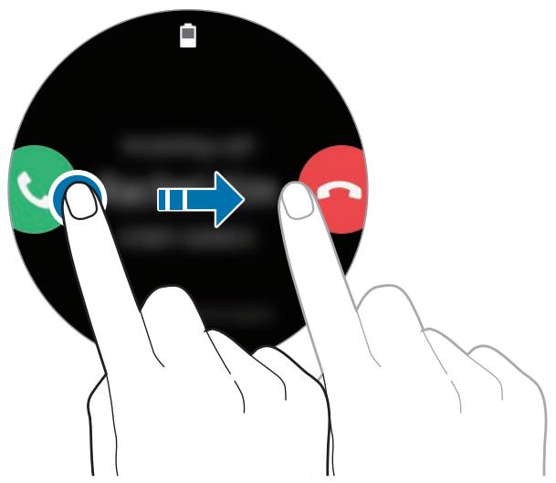 SAMSUNG Galaxy Watch Active - Répondre à un appel - 1