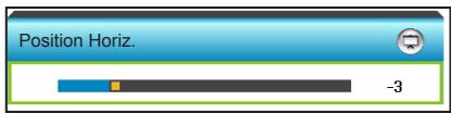 OPTOMAR GT5000 - Position horiz. (position horizontale) - 1