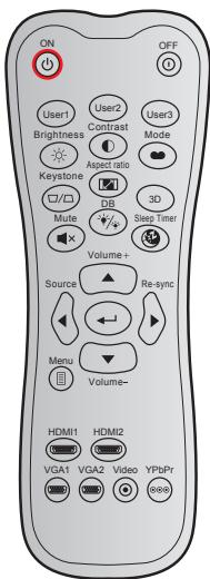 OPTOMAR GT5000 - Télécommande - 1