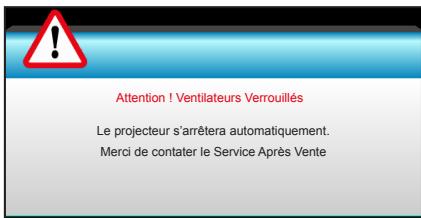 OPTOMAR GT5000 - Messages de l'écran - 4