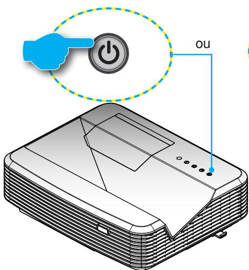 OPTOMAR GT5000 - Allumer le projecteur - 2