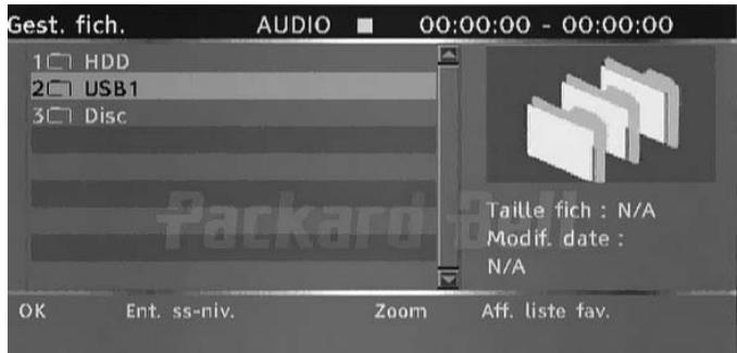 PACKARD BELL MULTIMEDIA REC 250 - Lecture d'un contenu depuis un périphérique USB - 1