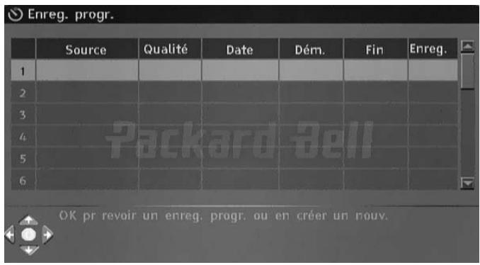 PACKARD BELL MULTIMEDIA REC 250 - Programme d'enregistrement - 1