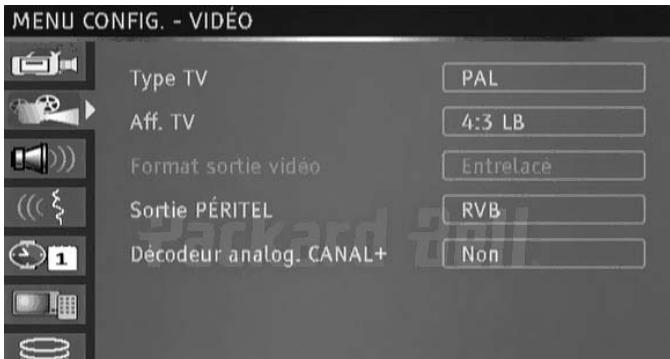 PACKARD BELL MULTIMEDIA REC 250 - C - branchement au téléviseur au moyen d'un câble vidéo en composantes (YUV ou ycbcr) - 1
