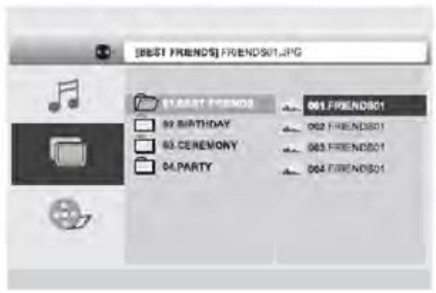 NEXT 7 LITE - Lire un disque au format MP3 ou JPEG - 4