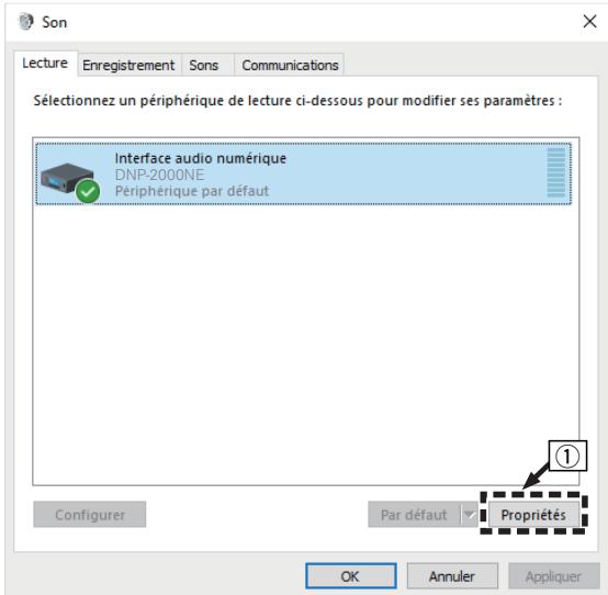 DENON DNP-2000NE - Vérification de la sortie audio. - 1