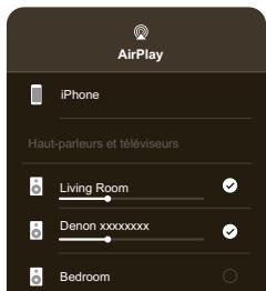 DENON DNP-2000NE - Appuyez sur les appareils/enceintes que vous souhaitez utiliser. - 1