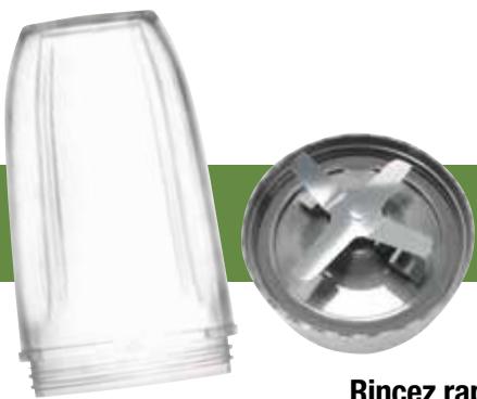 NUTRIBULLET nuTRig00N - Si un liquide fuit sur la base moteur, les règles de nettoyage sont les suivantes : - 1