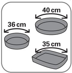 ROWENTA OC384800 - • Pour choisir plats et moules - 1