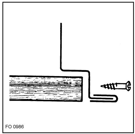 FAURE FC 104 X - Fixation dans le meuble - 2