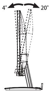 ITYAMA XU2390HS-B1 - Réglage de l'angle de VISION : - 1