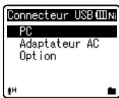 OLYMPUS WS-650 - Appuyez sur la touche + ou - pour modifier le réglage. - 1
