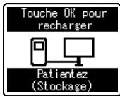 OLYMPUS WS-650 - Appuyez sur la touche OK/ MENU pour démarrer la recharge. - 1