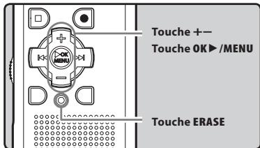 OLYMPUS WS-650 - Effacement d'un dossier - 2