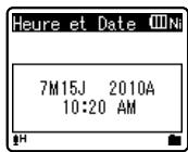 OLYMPUS WS-650 - Appuyez sur la touche OK /MENU pour valider le réglage. - 1
