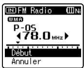 OLYMPUS WS-650 - Ajout d'une station de radio - 3