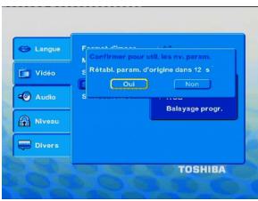 TOSHIBA SD 271 - (Pour les téléviseurs à balayage progressif uniquement) - 3
