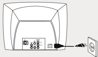 TOSHIBA SD 271 - Raccordement du cordon d'alimentation - 1