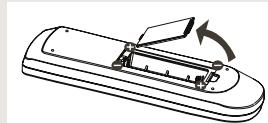 TOSHIBA SD 271 - Insertion des piles - 1
