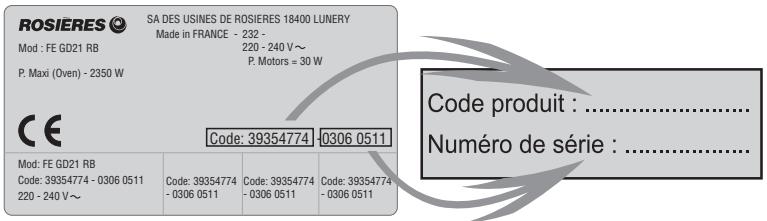 ROSIERES RFI 4323 MIN INOX - Attention - 1