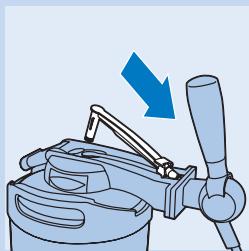PHILIPS HD3720/25 - Insertion du tuyau dans le robinet - 1